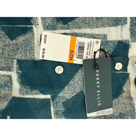 Perry Ellis Men’s Button Up Size S - Picture 5 of 7